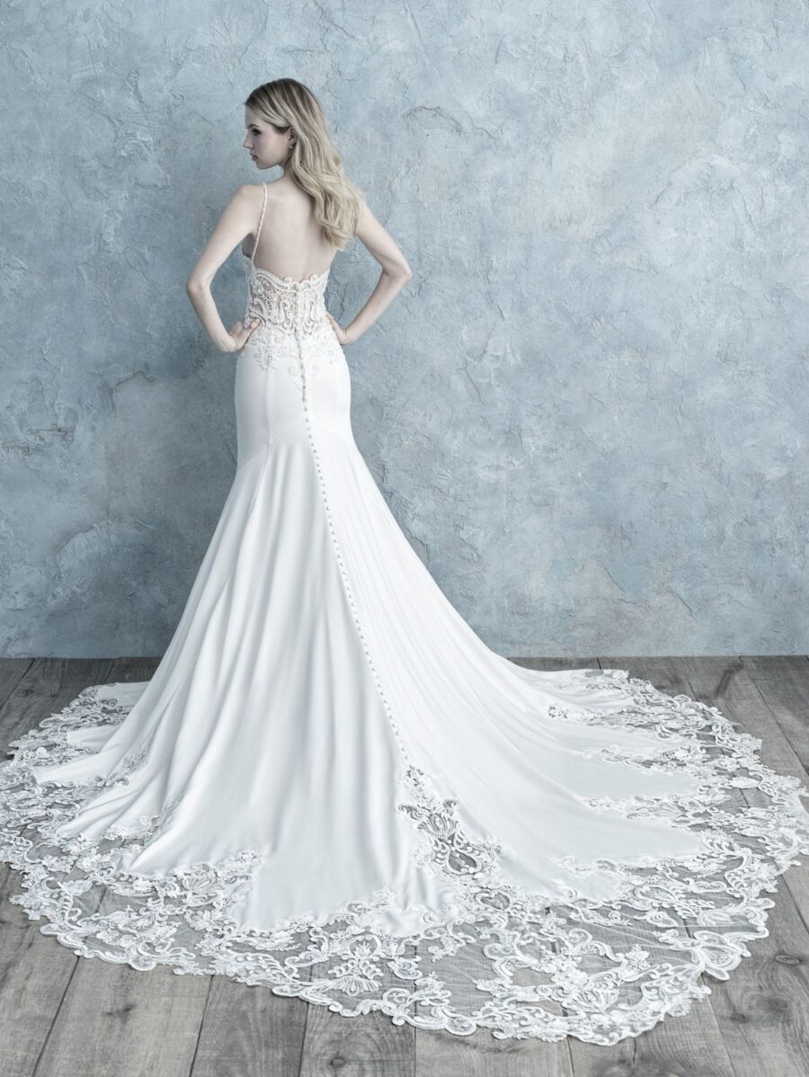 Allure bridal Dress 9664 back