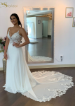 Bridal Dress Flares 7  Front with Smiling