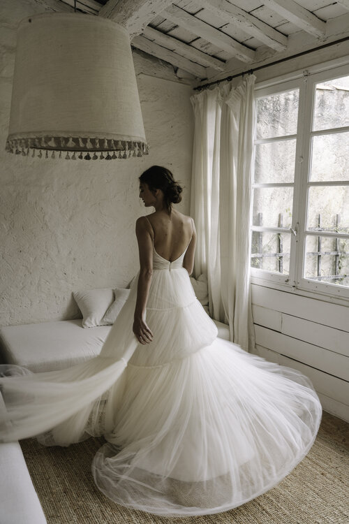 Alena Leena Santolina Low Back Wedding Dress