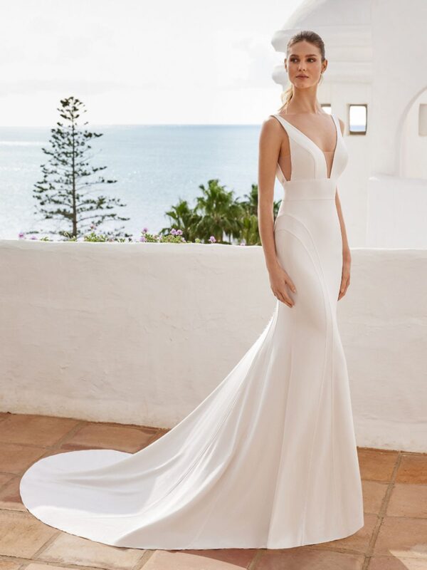 catalina front wedding dress