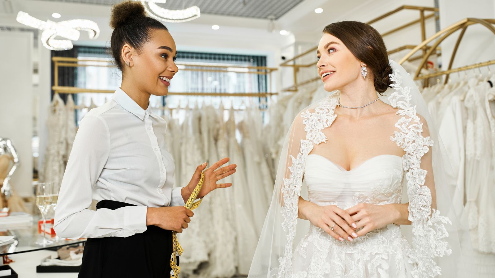 dress fitting shop near me Fiona Lace Gown main image 1