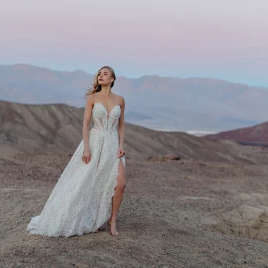 How Do You Select a Wedding Dress Silhouette That Complements Your Wedding Theme