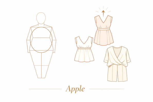 Flares Bridal + Formal | Body Shape Calculator apple body type