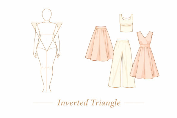 Flares Bridal + Formal | Body Shape Calculator inverted triangle