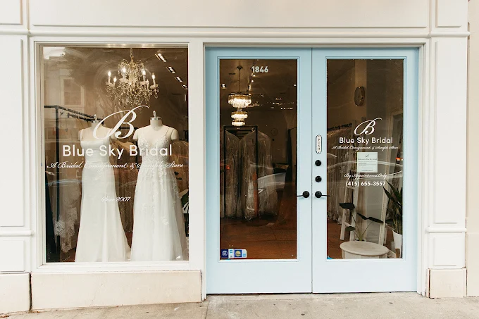 Flares Bridal + Formal | Top 10 Wedding Dress Stores in Bay Area, California Blue Sky Bridal
