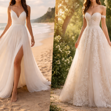 Beach vs. Garden Wedding Dresses: How to Pick the Right Style