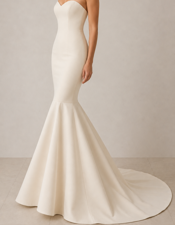 Flares Bridal + Formal | Wedding Dress Glossary (A-Z): Every Term a Bride Needs to Know Mermaid Silhouette