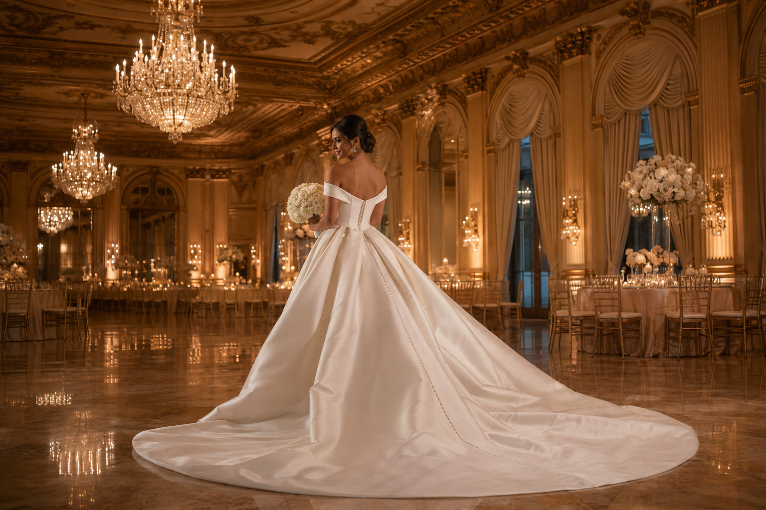 Flares Bridal + Formal | Best Wedding Dress Styles To Match The Venues Across Bay Area ballgown for San Francisco weddings