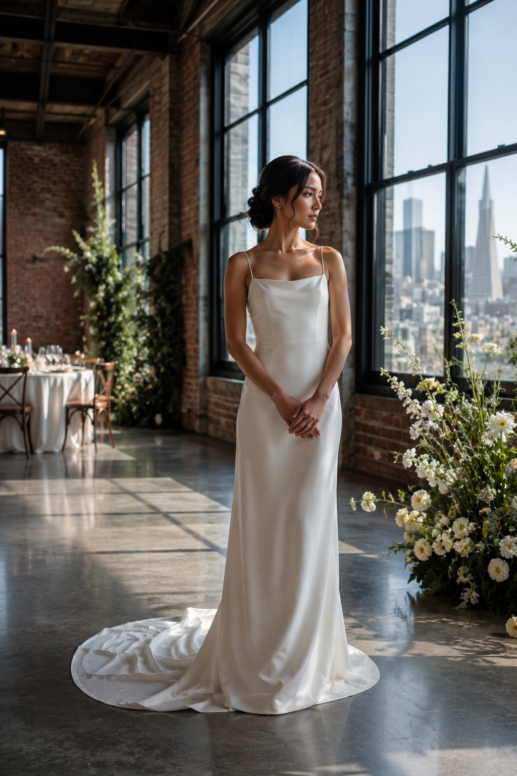 Flares Bridal + Formal | Best Wedding Dress Styles To Match The Venues Across Bay Area wedding dresses for Modern loft and industrial venues