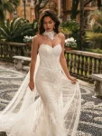 Flares Bridal + Formal | WILLOW by Enzoani (cape and choker) willow 1