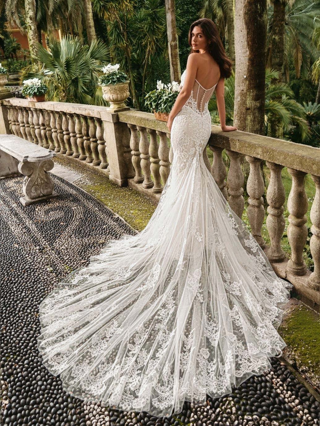 willow 6 Flares Bridal + Formal | WILLOW by Enzoani (cape and choker)