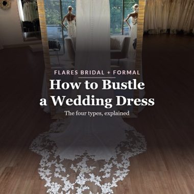 How to Bustle a Wedding Dress: Every Type Explained
